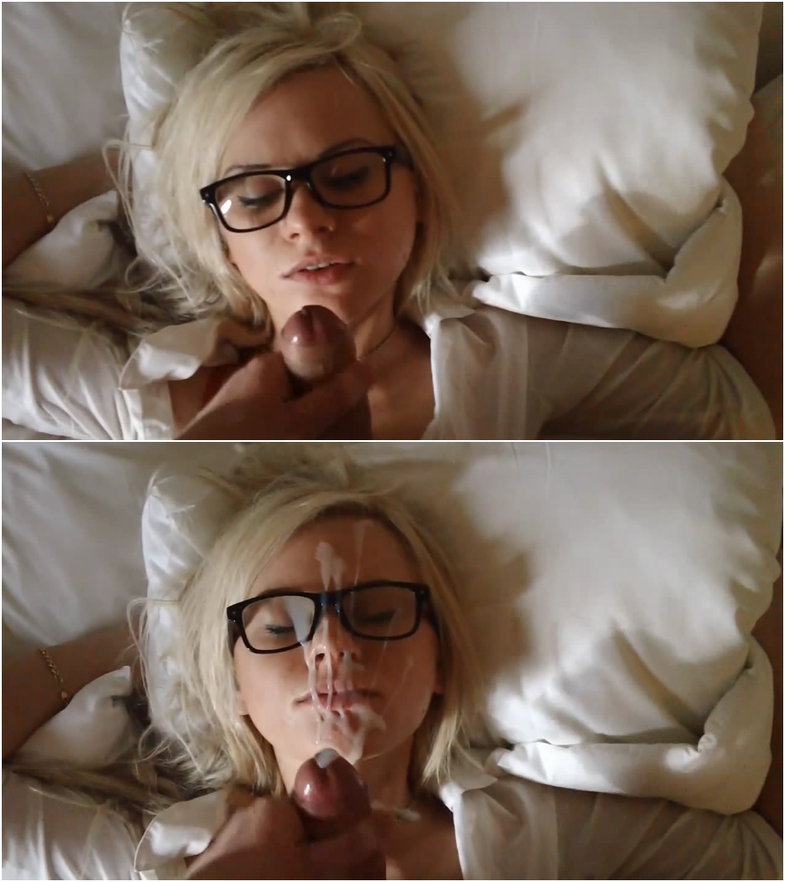 Blonde blowjob with glasses mirta compilation