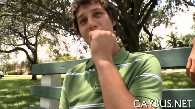 Blowjob with a horny gay stud