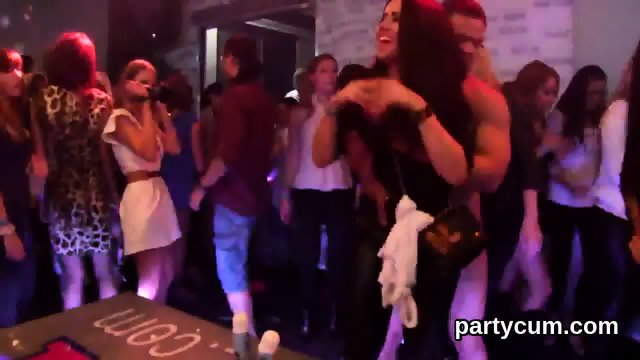 Flirty teenies get entirely delirious and naked at hardcore party