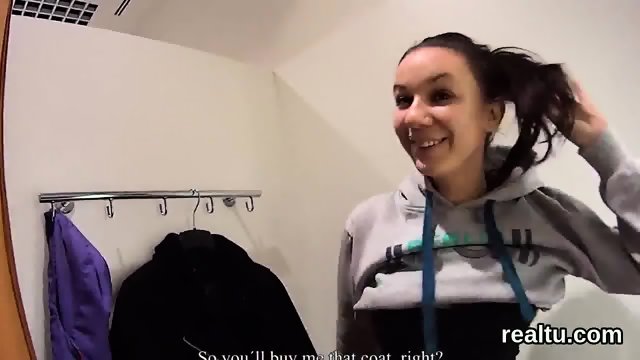 Stellar czech cutie was teased in the supermarket and fucked in pov