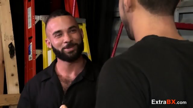Gay Dudes Fuck Hard in the Warehouse