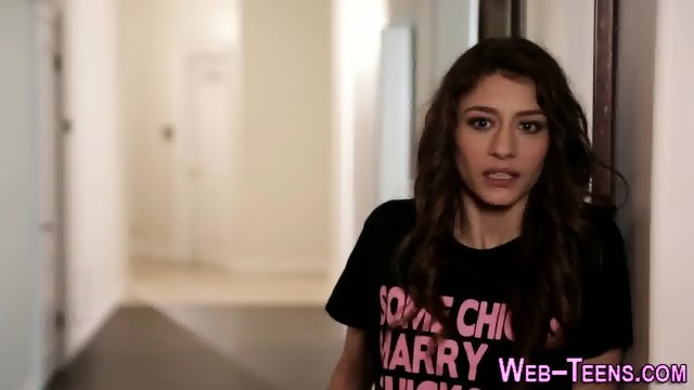Horny teen licking ass