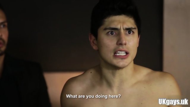 Latin gay spanking and cum in mouth
