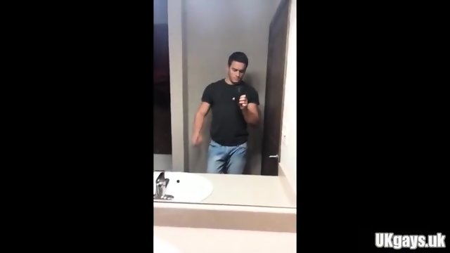 Muscle gay rimjob with cumshot