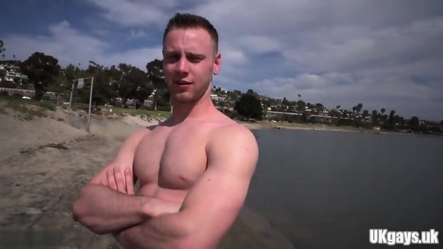 Muscle gay anal sex with cumshot