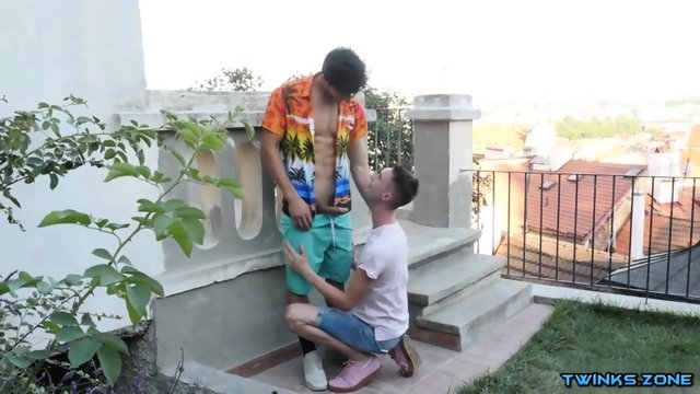 Hot twinks bareback and cumshot