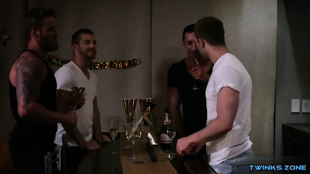 Big dick son foursome and cumshot