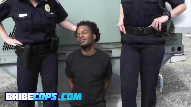 Big booty cops get themselves a big cock