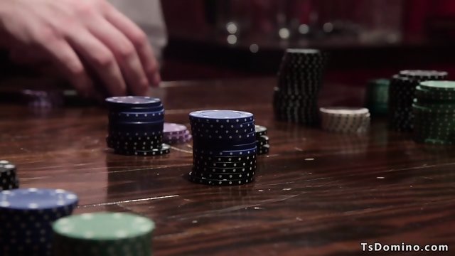Shemale anal fucks strip poker looser