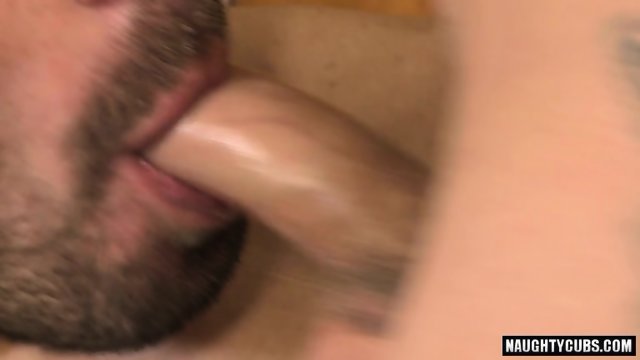 Latin bear casting couch with cumshot
