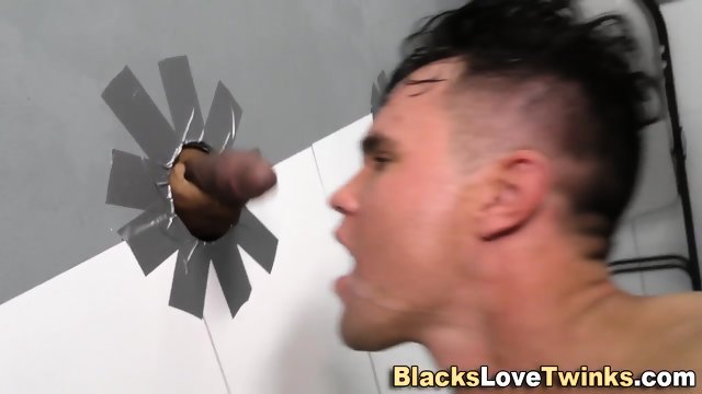 Twink Jizzed By Black Guy