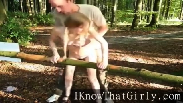 Petite Slut Takes Big Cock Outdoor