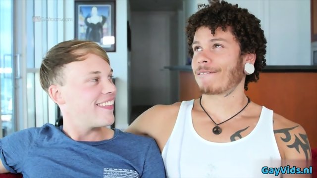 Latin gay interracial and anal cumshot