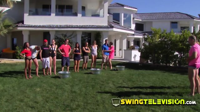 Amateur swingers meet in an Open Swing House. New episodes of  available now.