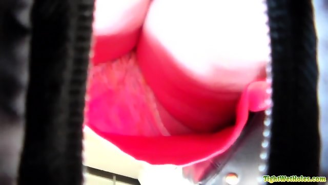 Red skirt upskirt(coworker)