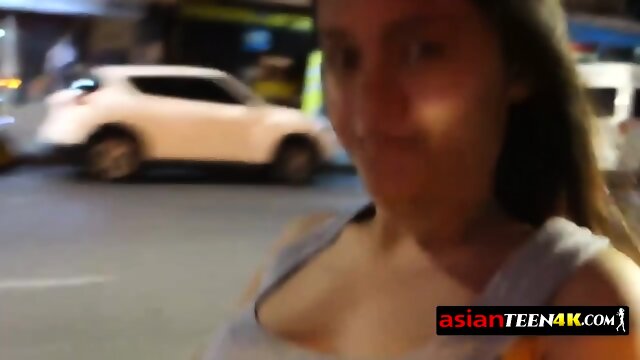 A petite Asian teen is about to be fucked by a horny sextourist