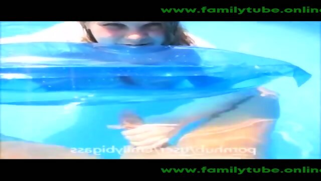 Mom Sneaks Step Son Underwater Handjob & Cum Underwater Swiming in Public.m