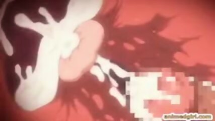 Busty Hentai Coed Gets Titty And Wet Pussy Fucking By Shemale Anime