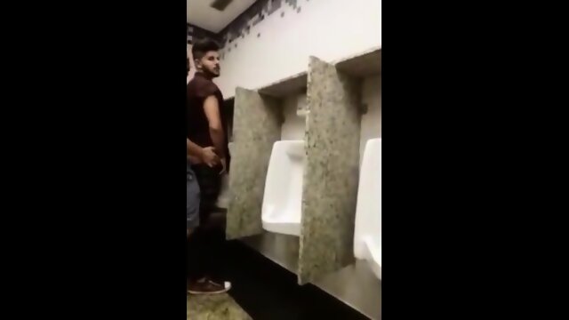 Fucking at the urinal