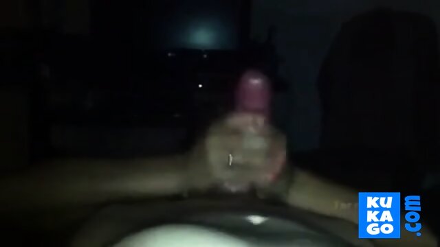 Girlfriend stroking boyfriends long cock