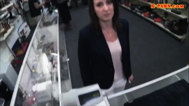 Drunk Customer Got Her Wife Fucked Hard By Pawnkeeper