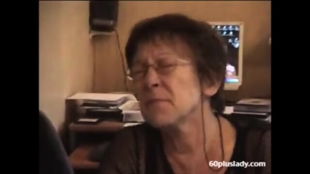 Granny with glasses riding a young dick and cuck recording