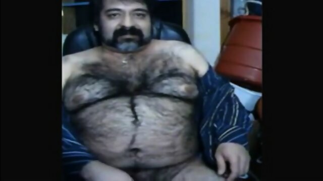 Big hairy bear and hairy body