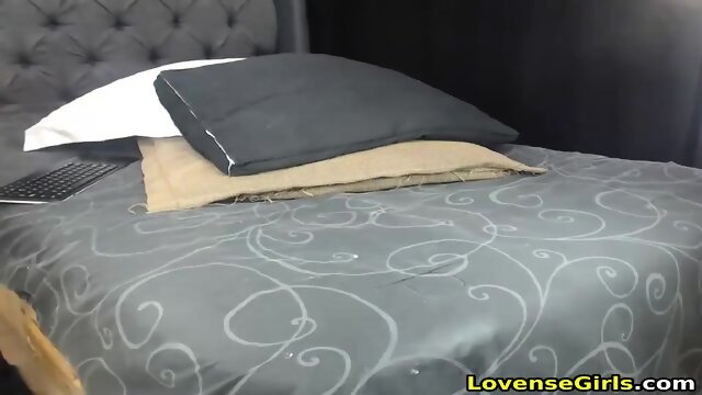 Hot Chick Dildoes her Asshole and Enjoys Lovense Lush