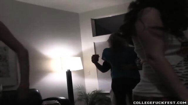 College fuck party teen riding