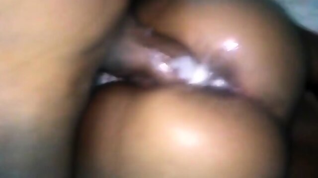 Ebony ass eating up his BBC