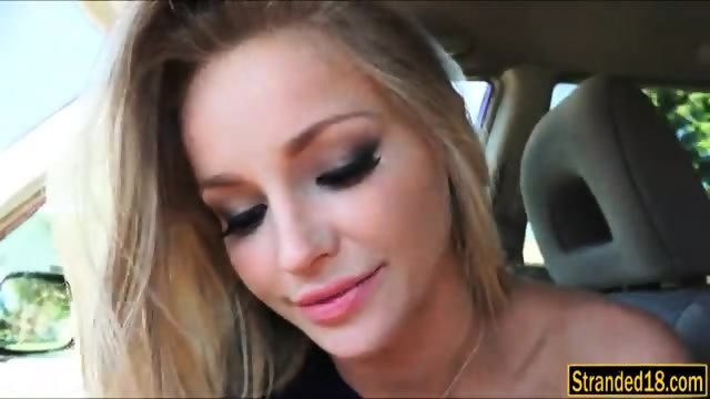Sexy Blonde Teen Staci Carr Hitchhikes And Gets Fucked Hard