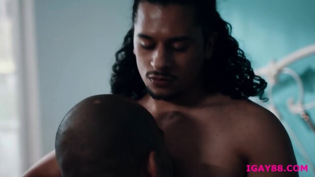 Muscled Armond Rizzo intensely nailed Zario Travezz tight butthole