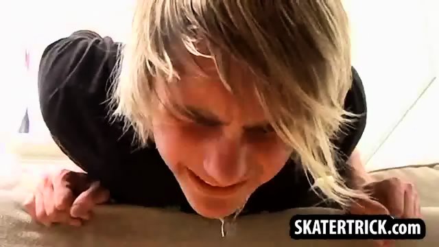 Skater Gets Spanked And Sucks On A Hard Cock