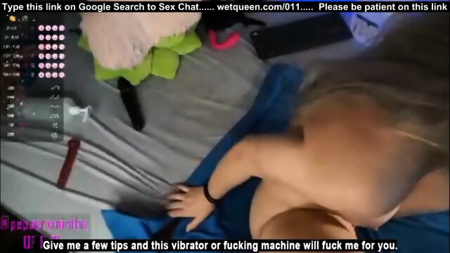 Horny Big tits Girl Masturbating with vibrator
