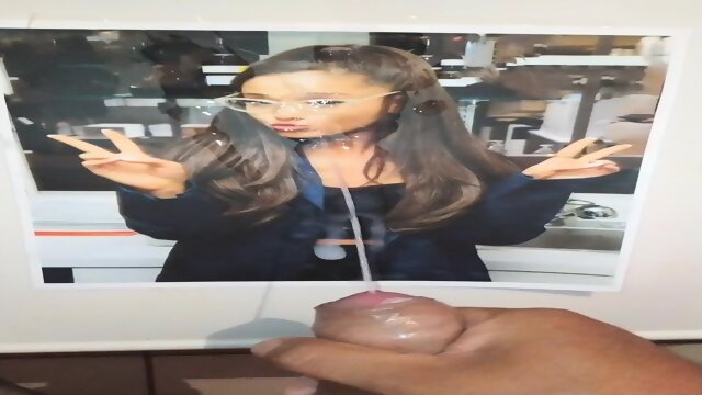 Ariana Grande Cum Tribute ( Huge load)
