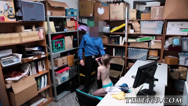 Teen gets caught xxx After being caught, Suspect sat nervously in backroom LP office.