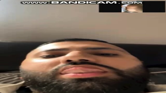 Nadeem Muslim gay living in UK show his dick in camera