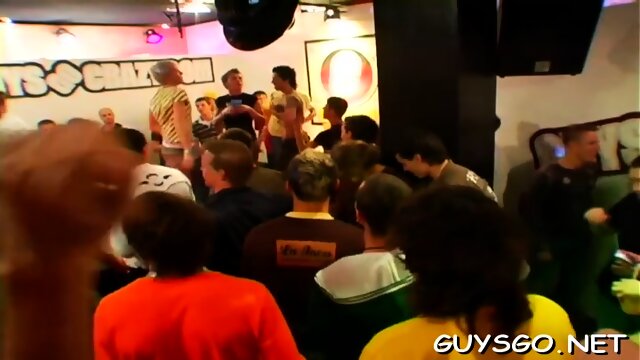 Hot gay orgy with ripped studs