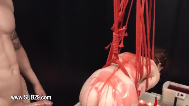 Extreme violently banged bdsm model