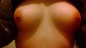 photo amateur I love my tits... Do you love them too? [F]