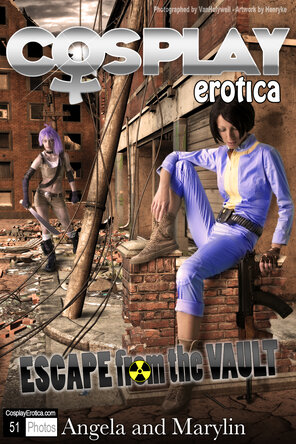 Horny Cosplay Erotica Angela and Marylin – Escape from the Vault (Fallout) – 51 pics