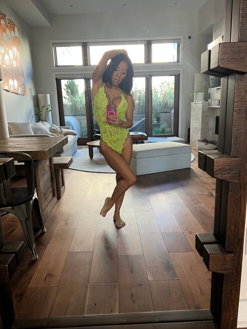 asaakira lingerie neongreen 2