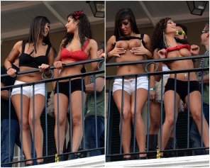 amateur-Foto On the balcony
