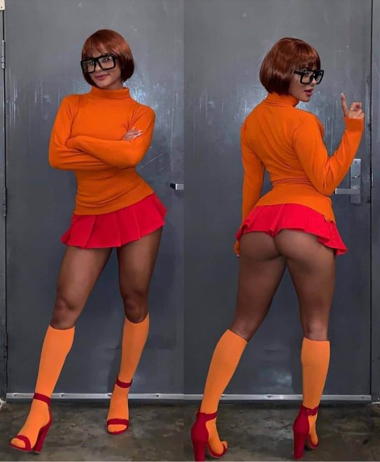 Jinkies Velma, you skirt is so short!