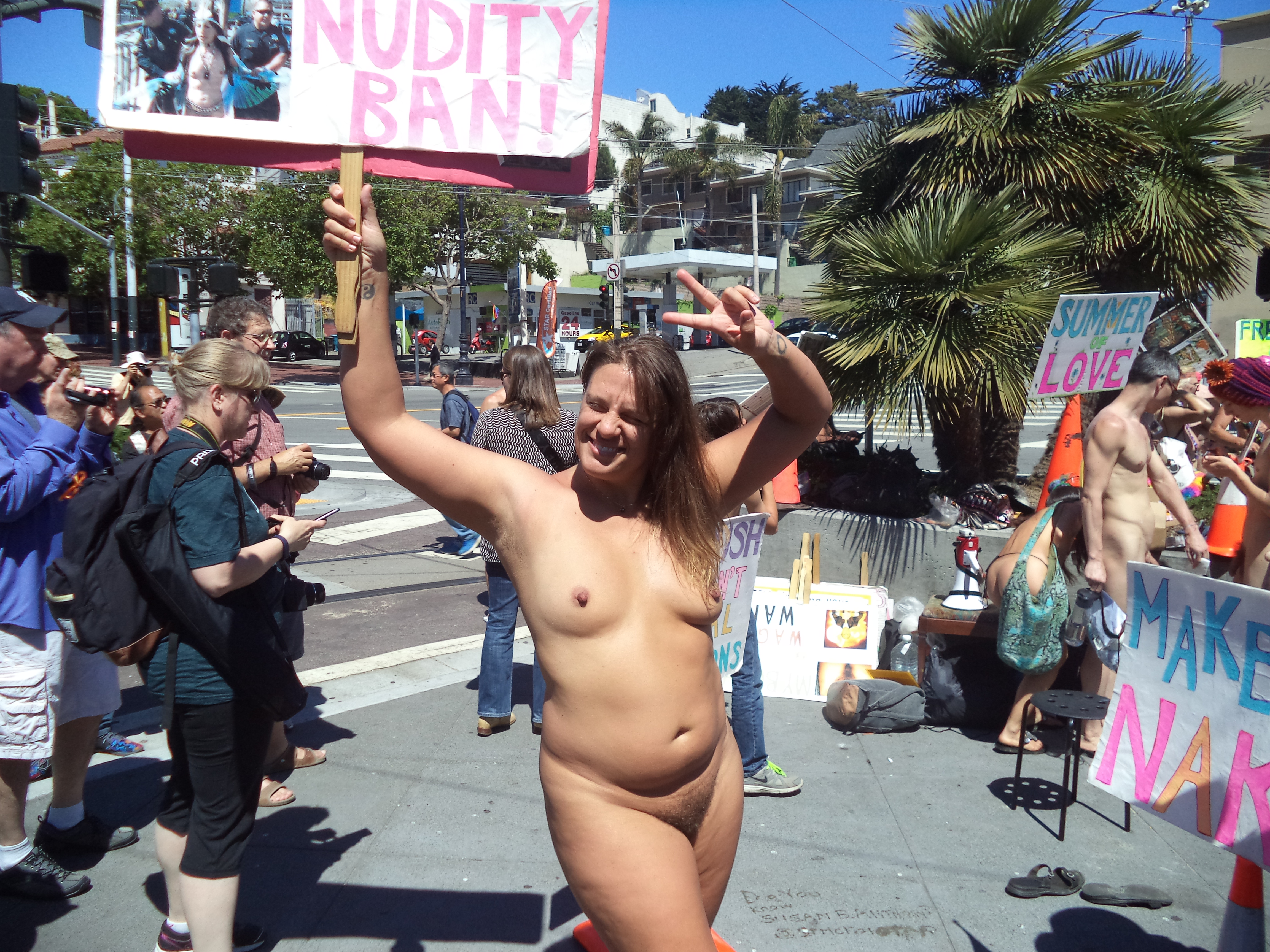Photo I took at the Body Freedom Parade in San Francisco, May 20, 2017. 