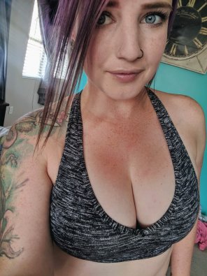 amateur-Foto Boobs and blue