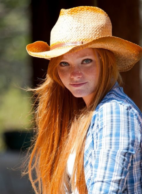 Ginger Cowgirl... nude