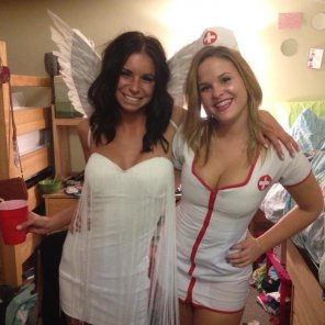 foto amadora Angel & Nurse