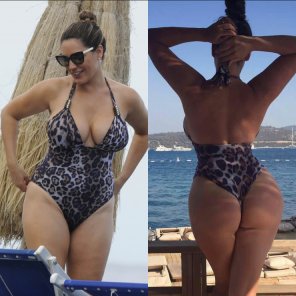 Kelly Brook - Kelly Brook front and back