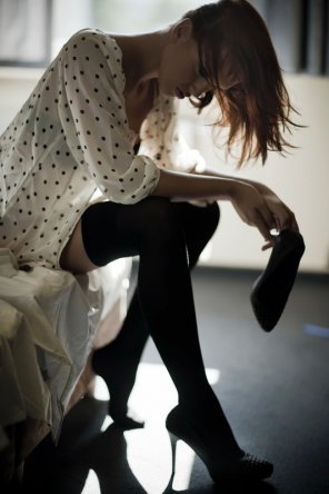 amateur-Foto Tights Leg Beauty Fashion 
